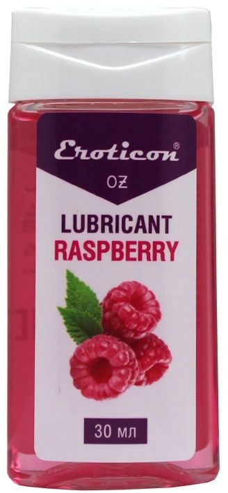 Интимная смазка Fruit Raspberries с ароматом малины - 30 мл. Eroticon 