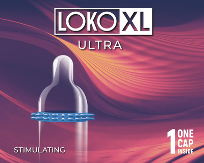 SITABELLA LOKO XL ULTRA - Насадка стимулирующая с возбуждающим эффектом, 19,5 см НАСАДКИ SITABELLA 