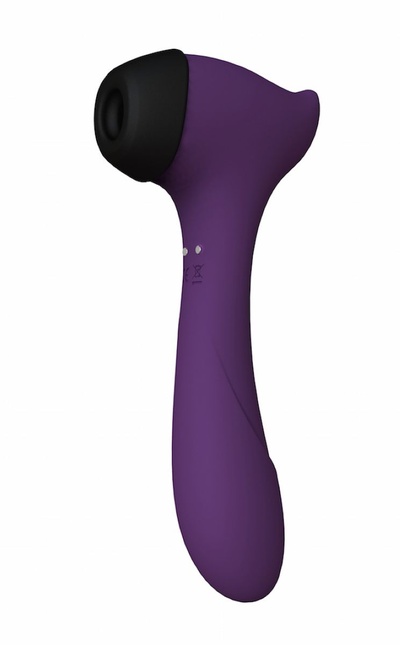 Вакуумный бесконтактный стимулятор клитора и вибратор Halo Le Frivole (Фиолетовый) 