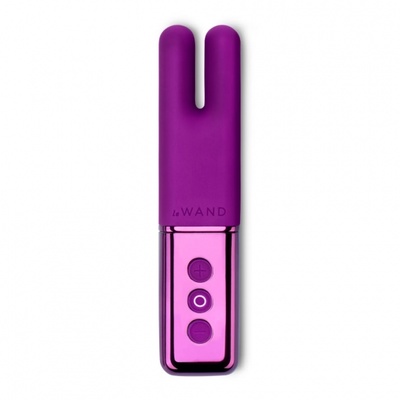 Le Wand Deux - Клиторальный мини-вибратор, 11.6х1.3 см (вишнёвый) (Фиолетовый) 