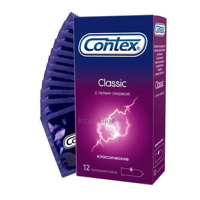 Презервативы Contex Classic, 12 шт. (Бесцветный) 