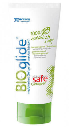 Гель-лубрикант Joy Division BioGlide Safe, антибактериальный, на водной основе, 100 мл (Бесцветный) 