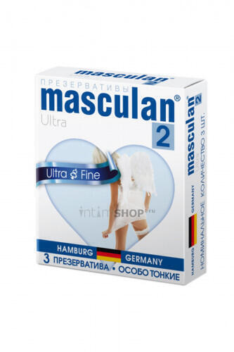 Презервативы ультратонкие Masculan Ultra Fine №2, 3 шт Masculan Play 