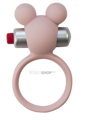 Эрекционное кольцо Lola Toys Emotions Minnie с вибропулей, розовое Lola Games Emotions (Розовый) 