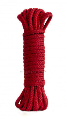 Веревка для фиксации Lola Games Bondage Collections, красная, 9м (Красный) 