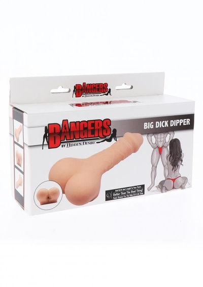 Hidden Desire Big Dick Dipper - мастурбатор-анус в форме пениса, 23х4 см Hidden Desire (Телесный) 