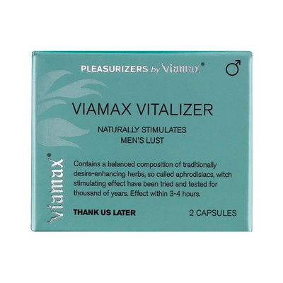 Viamax Vitalizer - Стимулирующие таблетки для мужчин (2шт) (білий) 
