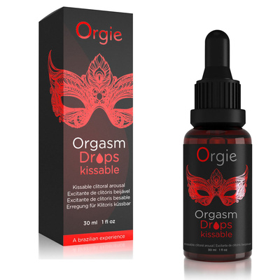 Orgie - Orgasm Drops Kissable - стимулирующая сыворотка для клитора, 30 мл (Прозрачный) 