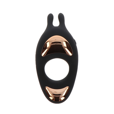 Toy Joy - Lotus C-Ring - Насадка на член с вибрацией, 3-4 см. (Черный) 