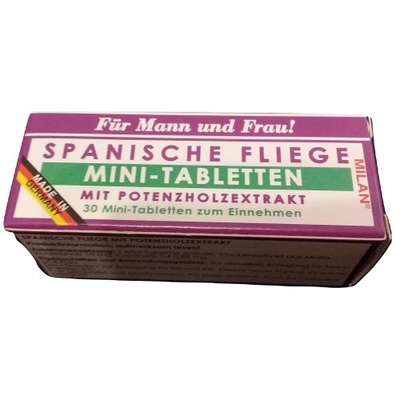 Milan Spanische Fiege Mini Tablette - возбуждающие таблетки для пары, 30 шт (Белый) 