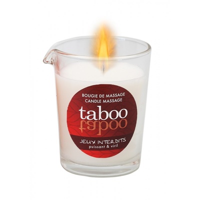 Ruf Taboo Jeux Interdits - массажная свеча для мужчин, 60 г (Белый) 