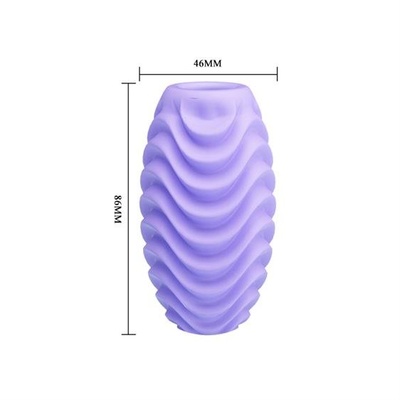 Pretty Love Romantic Double Sided Egg Masturbator - Мастурбатор, 8,6х4.6 см (фиолетовый) LyBaile 