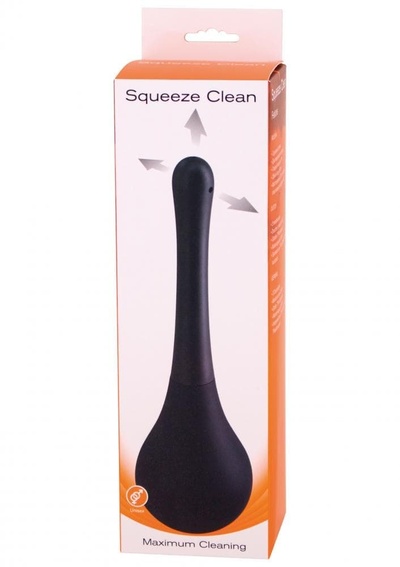 Squeeze Clean Анальный душ 250мл (черный) Seven Creations 