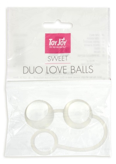 Вагинальные шарики Toy Joy Duo Love Balls (Белый) 