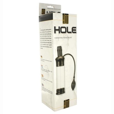 Вакуумный массажер Hot Hole Vibrating Penis Pump, 21х7,5 см Seven Creations (Черный) 
