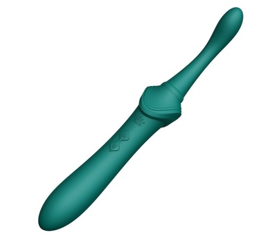 Zalo Bess Pin Point Vibrator - Изысканный вибратор для клитора с насадками, 22х3.3 см (изумрудный) ZALO (США) (Зеленый) 