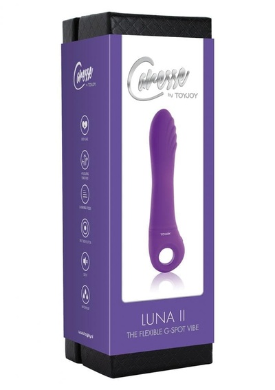 Вибратор Luna II Flexible Vibe, 18,5x3,5 см Toy Joy (Пурпурный) 