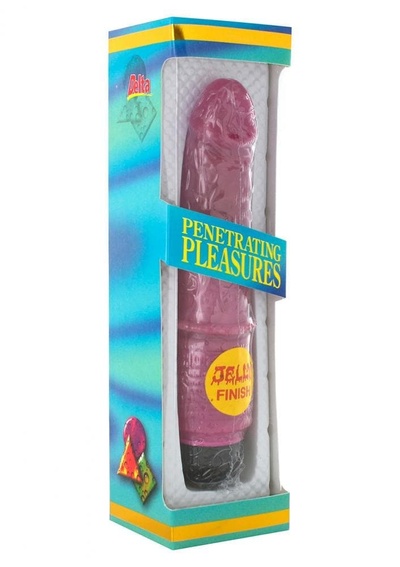 Вибратор гелевый Jelly Purple, 18x3,5 см Seven Creations  