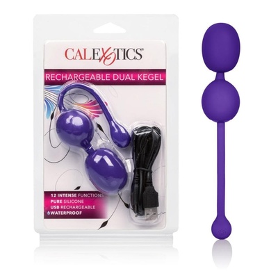 CalExotics Rechargeable Dual Kegel вагинальные шарики 9х3.2 см. (фиолетовый) California Exotic Novelties 