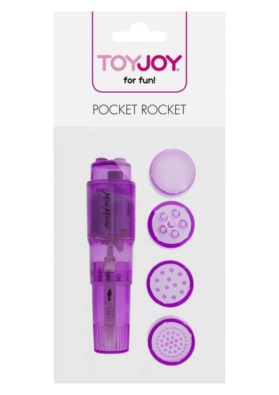 Мини стимулятор Pocket Rocket, пурпурный Toy Joy 