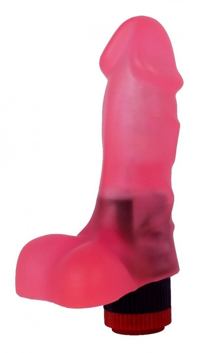 Розовый гелевый вибратор-реалистик - 16,5 см. LOVETOY (А-Полимер) 