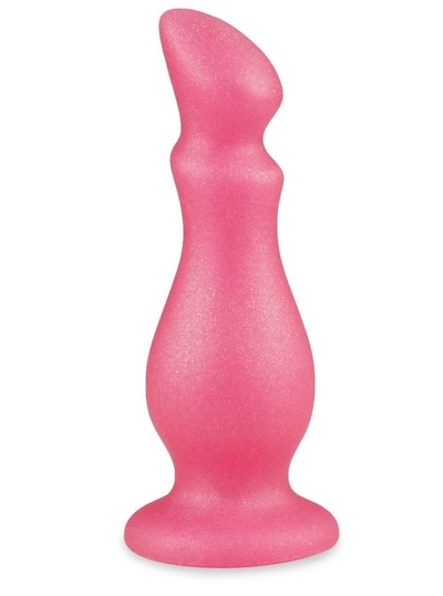Розовая фигурная анальная пробка - 14 см. LOVETOY (А-Полимер) (розовый) 