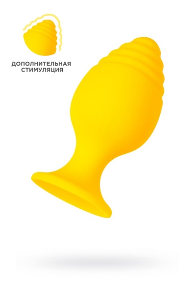 ToDo by Toyfa Riffle - Анальная пробка, 7,5 см (желтый) 