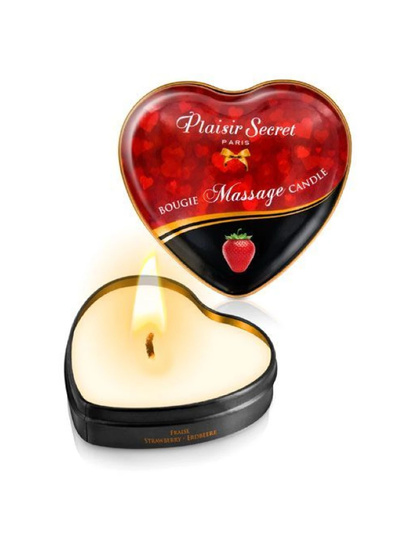 Plaisir Secret Strawberry - массажная свеча с ароматом клубники, 35 мл 