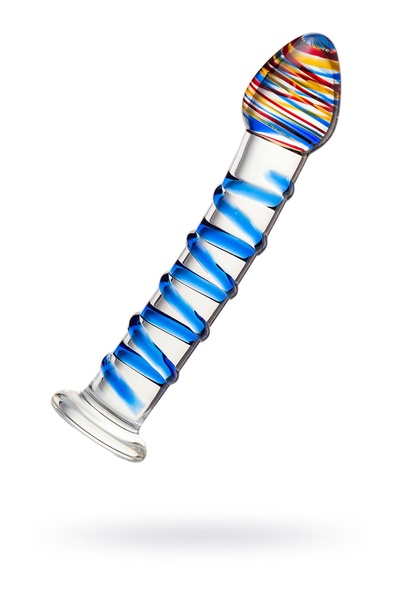 Sexus Glass - Нереалистичный фаллоимитатор, 18 см (разноцветный) 