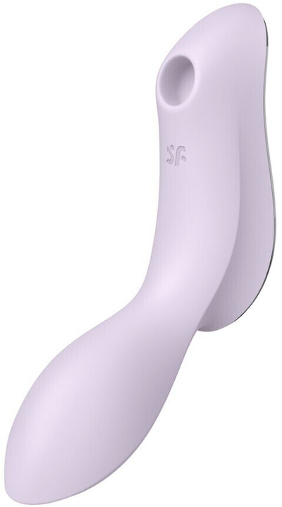 Вакуум-волновой бесконтактный стимулятор клитора Satisfyer Curvy Trinity 2, лиловый (Фиолетовый) 