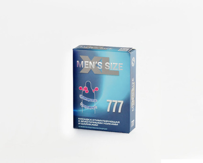 SITABELLA MEN SIZE - Стимулирующая насадка для мужчин, 19,5 см НАСАДКИ SITABELLA 