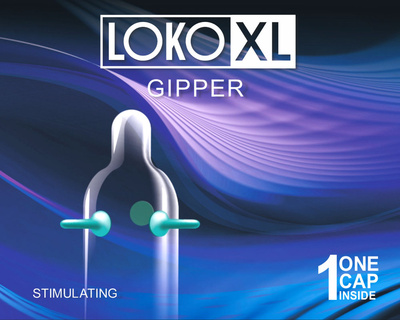 SITABELLA LOKO XL GIPPER - Насадка стимулирующая с возбуждающим эффектом, 19,5 см НАСАДКИ SITABELLA 