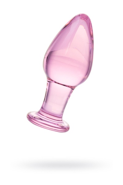 Sexus Glass - Анальная пробка, 10 см (розовый) 