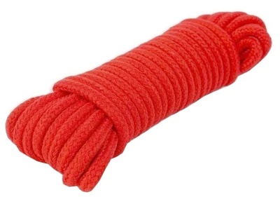 Веревка для фиксации Пикантные Штучки 10 метров, красная (Красный) 