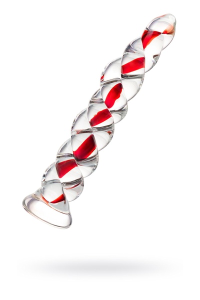 Sexus Glass - Нереалистичный фаллоимитатор, 18 см (красный) 