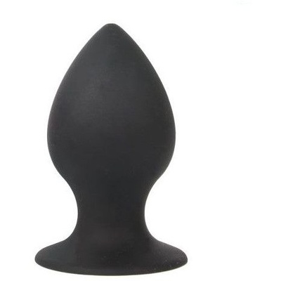 Sex Expert Anal Pleasure - Анальная пробка из силикона, 7х4.2 см (Черный) 