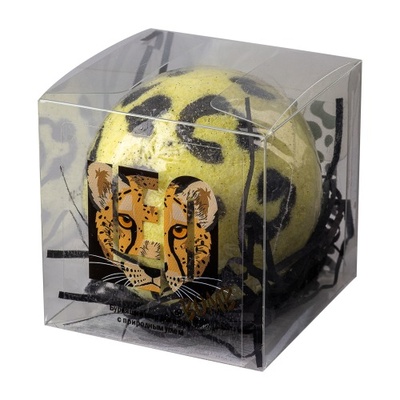 Laboratory Katrin Animal Leo bomb - Бурлящий шар для ванн, 130 г (Леопард) 