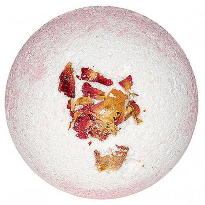 Laboratory Katrin - Бурлящий шар для ванн, 130 г (роза) (Розовый) 