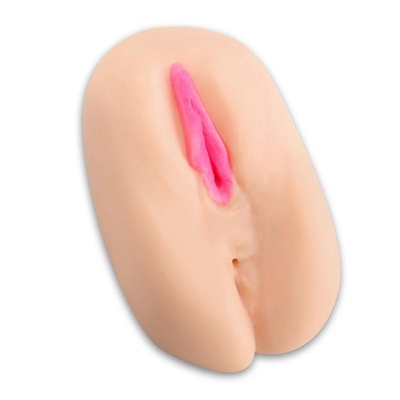 Hustler Toys Janna Jameson - Мастурбатор в виде вагины и ануса, 16х8 см (Телесный) 