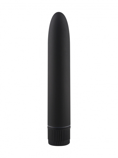 Свободный Ассортимент мультискоростной пластиковый вибратор, 14х2.5 см (чёрный) (Черный) 