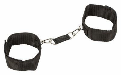 Lola Games Bondage Collection Ankle Cuffs поножи с липучкой и карабинами, OS (чёрный) (Черный) 