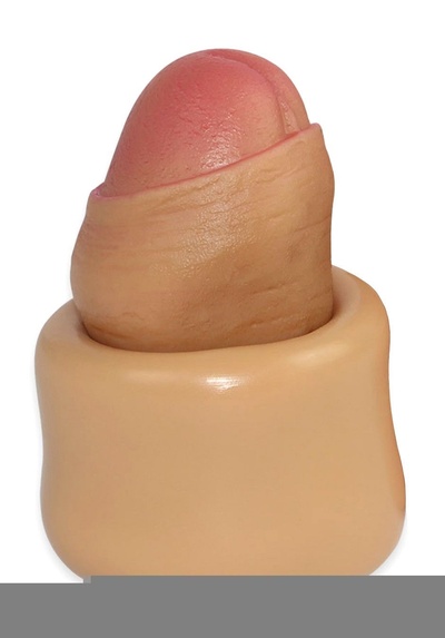 Насадка на член Lovetoy Nature Extender Uncircumcised, коричневая (Коричневый) 