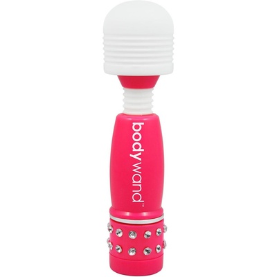 Bodywand Neon Edition - Мини-ванд с кристаллами, 11х3 см (розовый) BodyWand, USA 