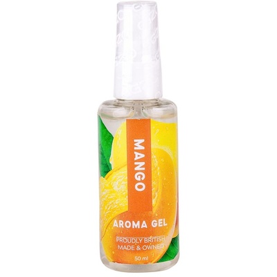Egzo Aroma - Съедобный лубрикант на водной основе с ароматом манго, 50 мл (Прозрачный) 