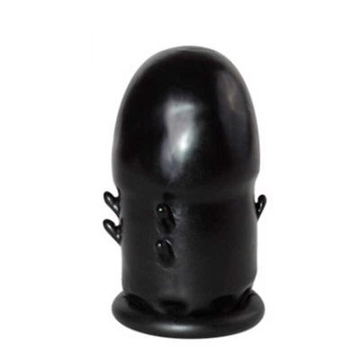 Sitabella - Латексная насадка-удлинитель с усиками, 6 см (чёрный) НАСАДКИ SITABELLA (Черный) 