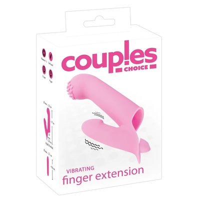 Vibrating Finger Extension - Вибронасадка на палец, 17 см (розовый) You2Toys 