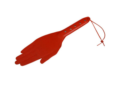 СК-Визит жесткая хлопалка в форме ладони, 35 см (красный) 
