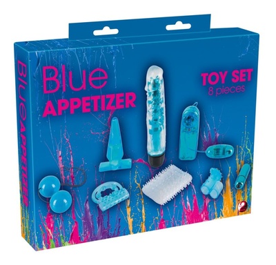 You2Toys Blue Appetizer - Набор из 8 стимуляторов (голубой) 