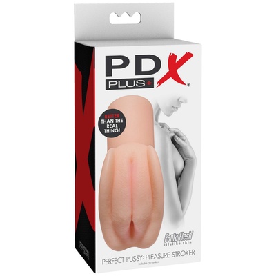 PDX Plus Pleasure Stroker - Мастурбатор вагина, 13,6 см (телесный) PipeDream 