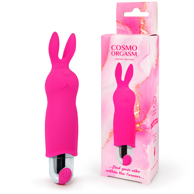 COSMO ORGASM - Мини вибромассажёр для клитора, 12,5 см, 10 режимов вибрации (Розовый) 